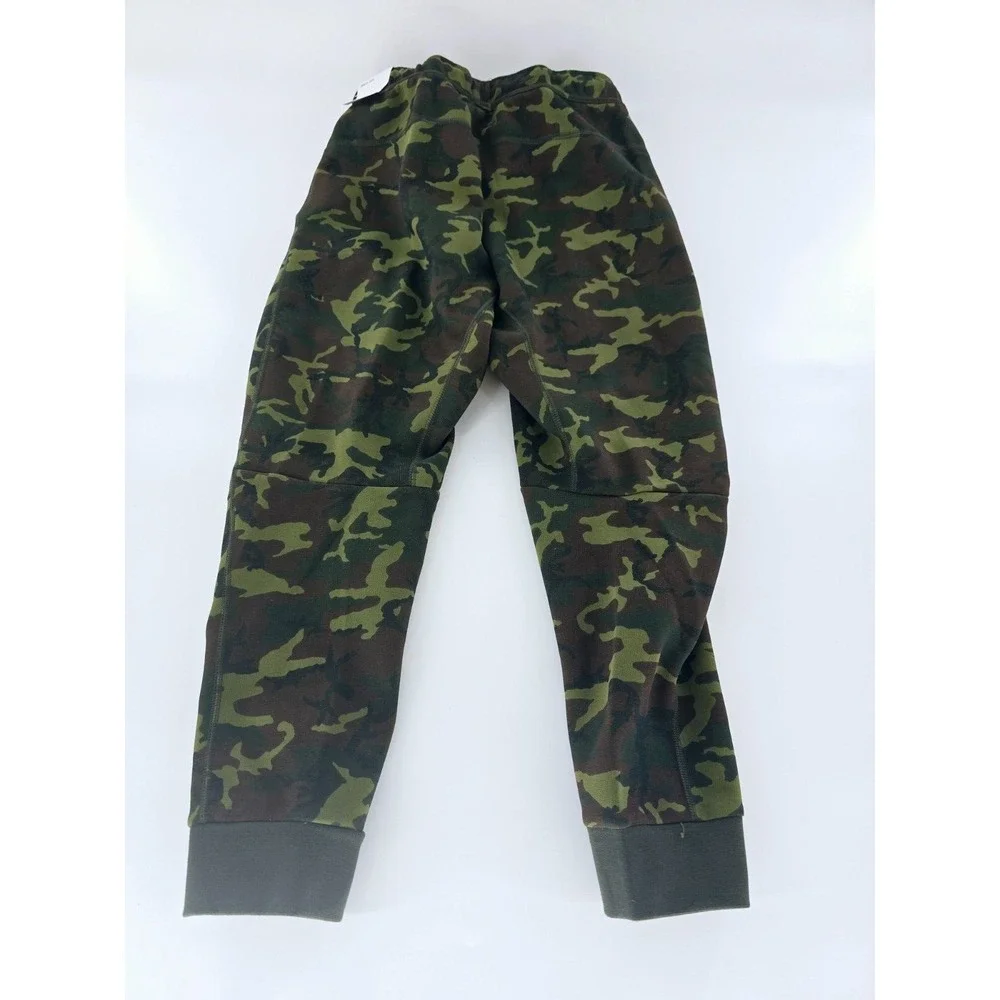 Nike‎ Tech Fleece Joggers Boys Youth S Black Camo Sweatpants FN9120-010 New